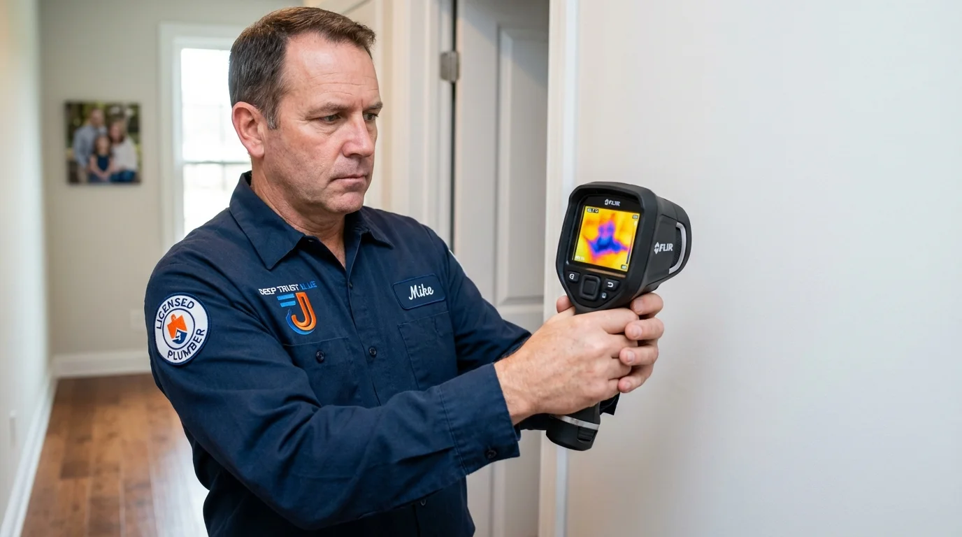 Thermal imaging leak detection by Johns Plumbing LLC in Gettysburg
